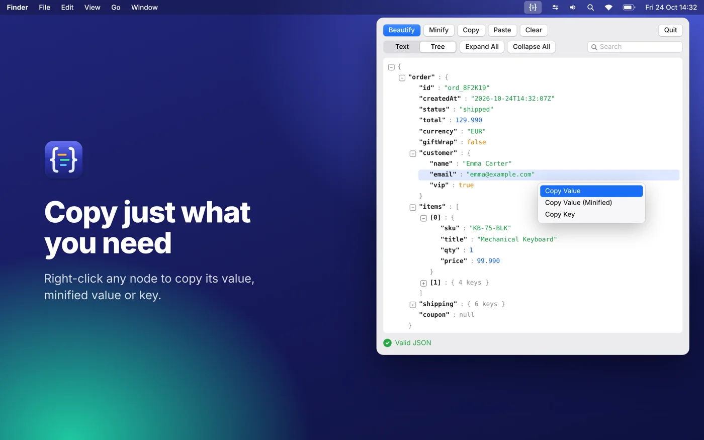JSON Beautifier – 5