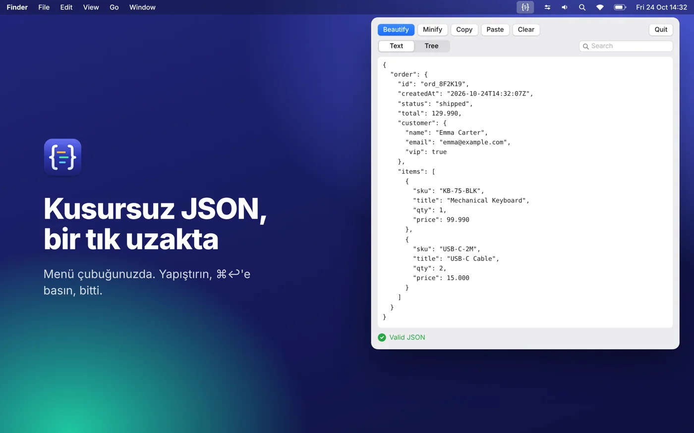JSON Beautifier – 1