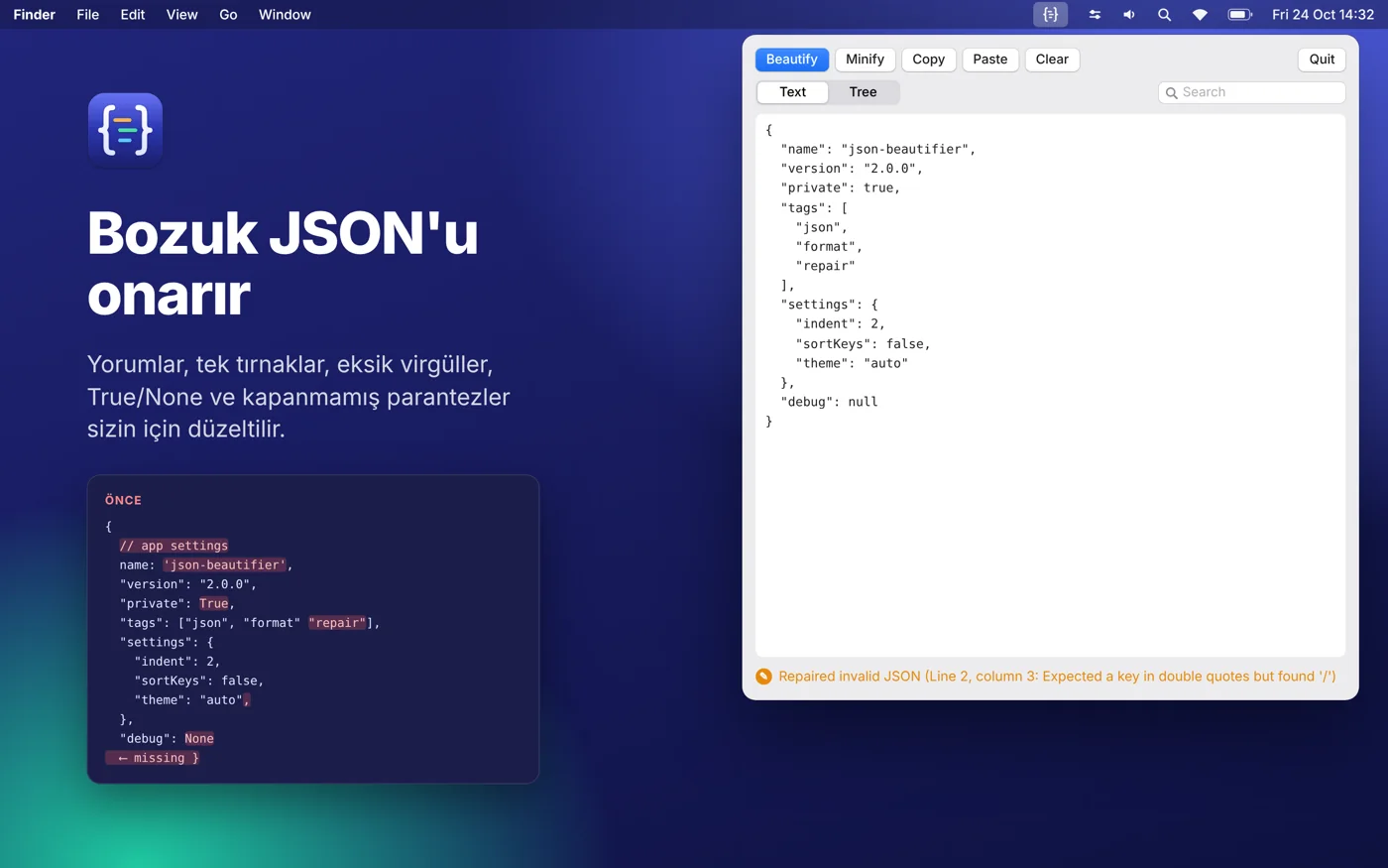 JSON Beautifier – 2